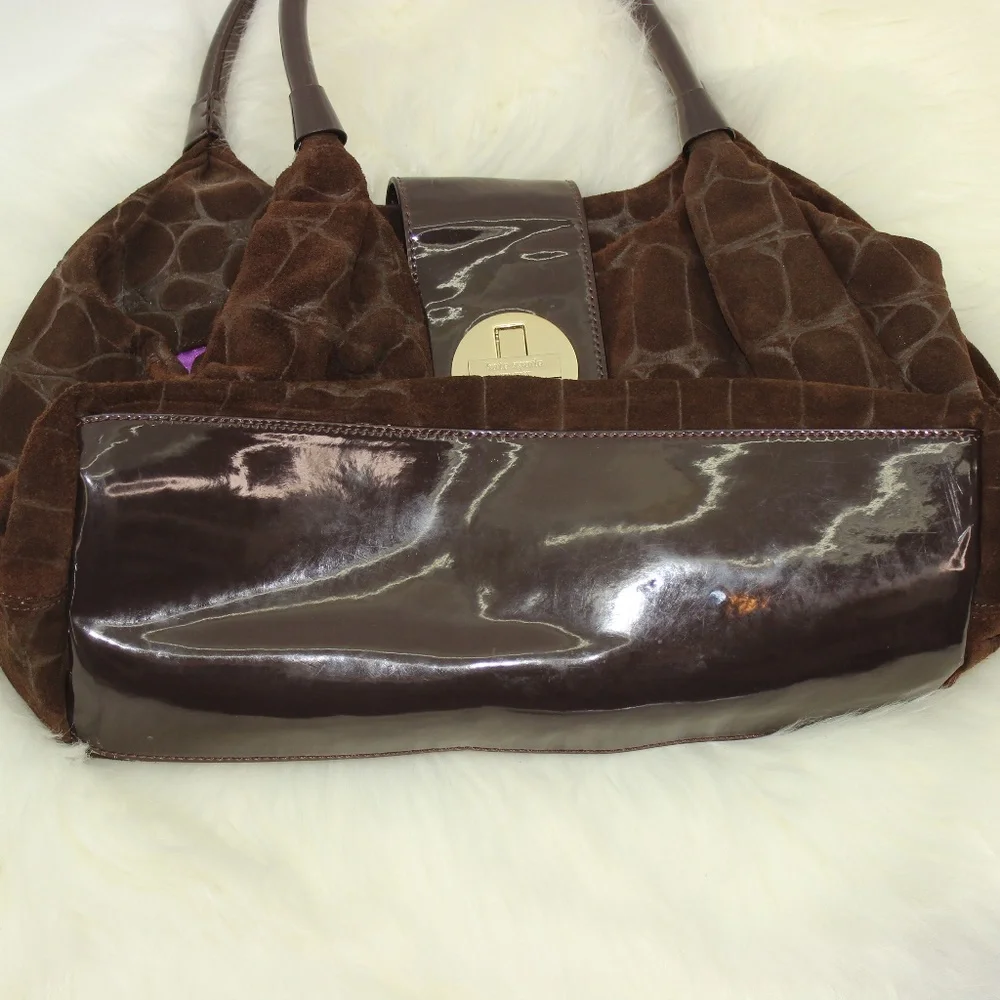Kate Spade Brown Turnlock Shoulder Satchel